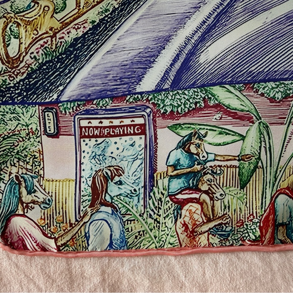 Hermes City of Light Scarf - Multicolor - Picture 5 of 8